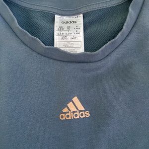 Adidas cropped crew neck sweater
